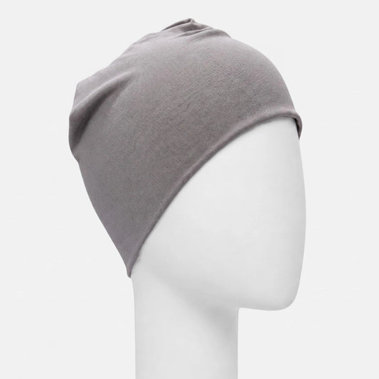 Bonnet dodo Sibelle en bambou gris sur fond blanc