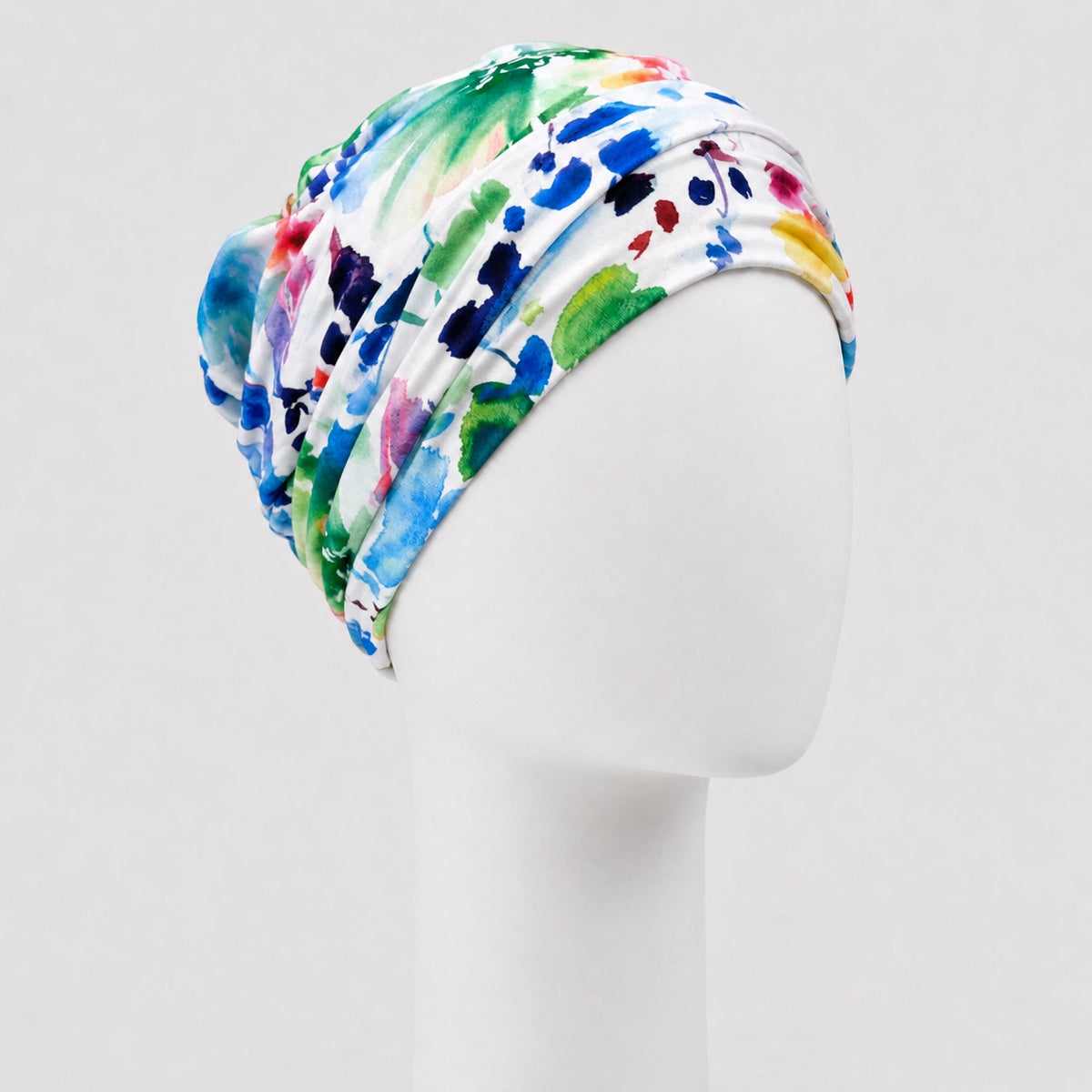 Bonnet twist palmier été Sibelle sur fond blanc
