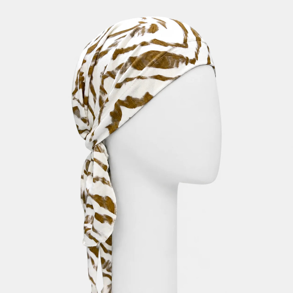 Foulard à corde brazil ivoire Sibelle sur fond blanc
