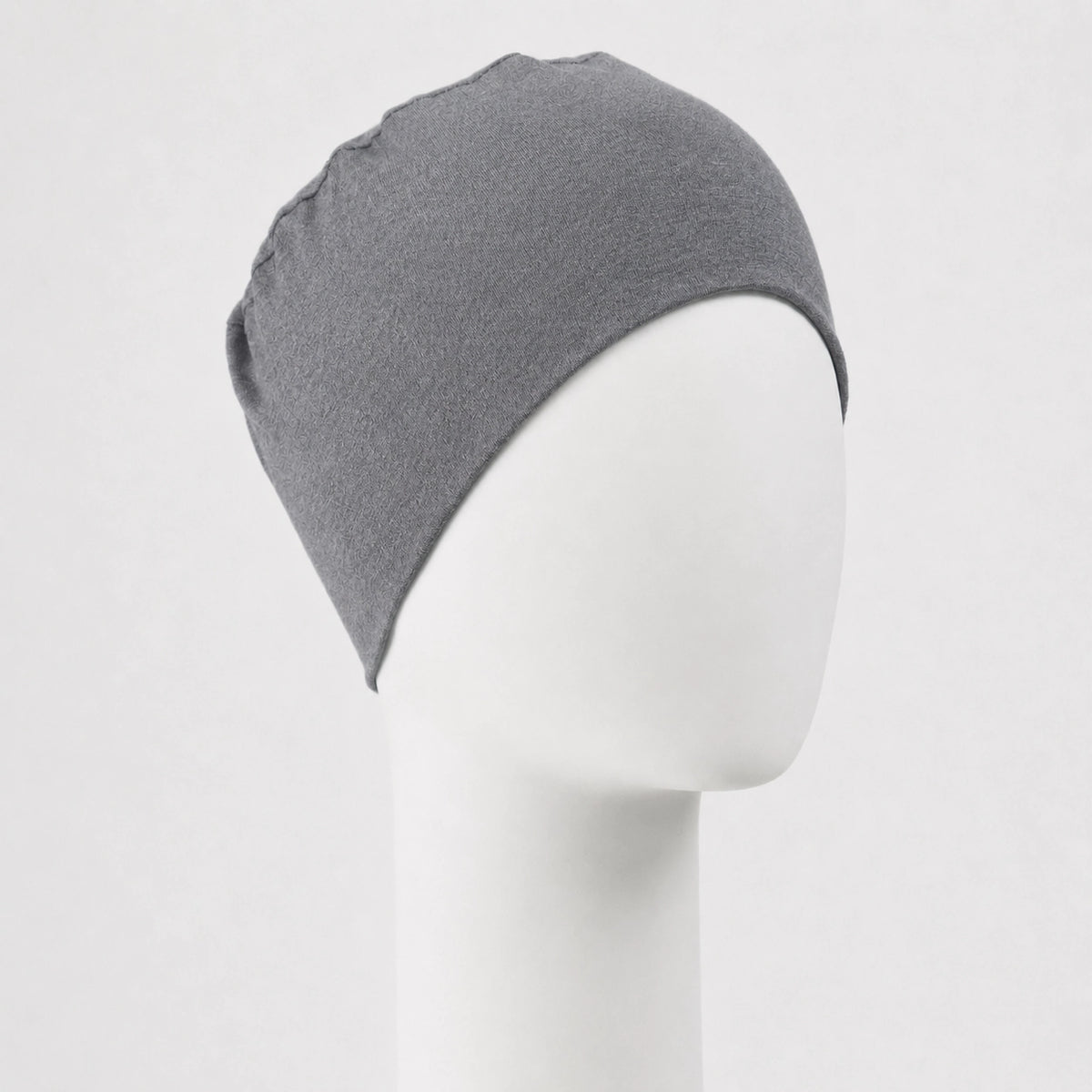 Bonnet confort en bambou gris Sibelle sur fond blanc 