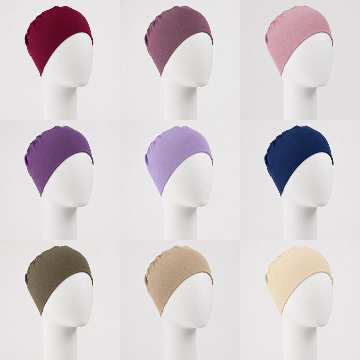 Présentation des couleurs des bonnets confort Sibelle