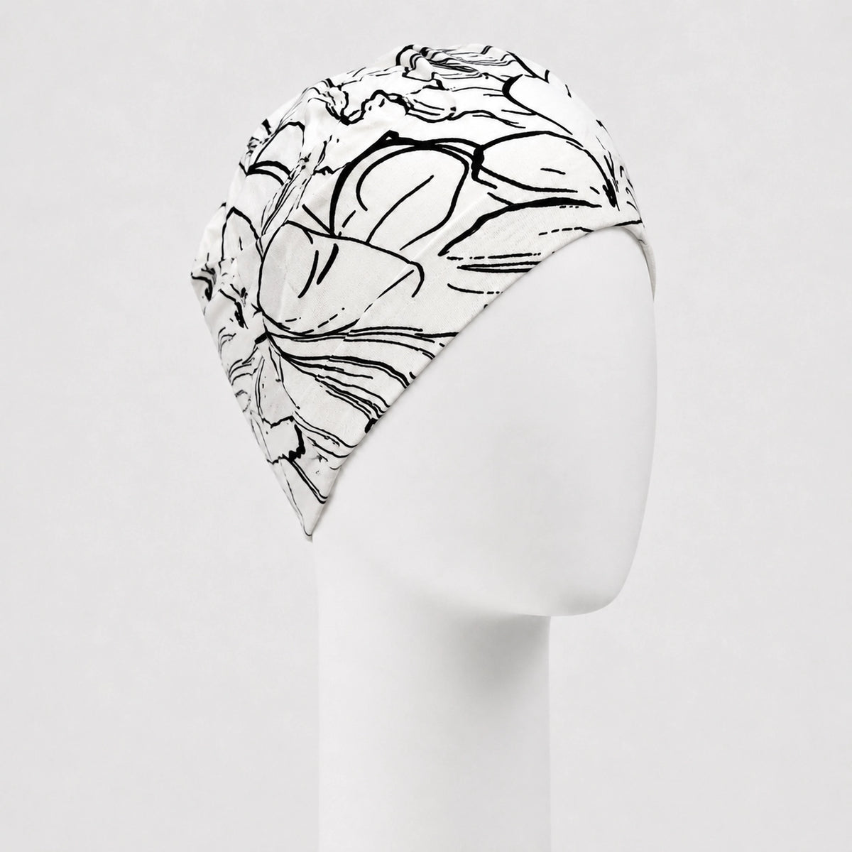 Bonnet confort darcy blanc Sibelle sur fond blanc