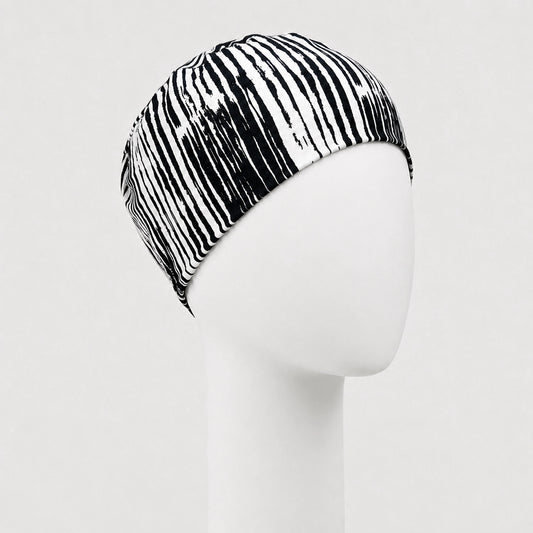 Bonnet confort zèbre Sibelle sur fond blanc