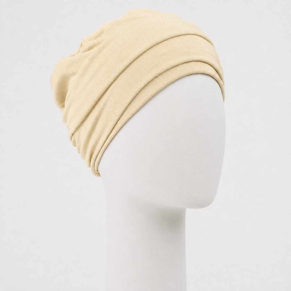 Bonnet twist en bambou lin Sibelle sur fond blanc