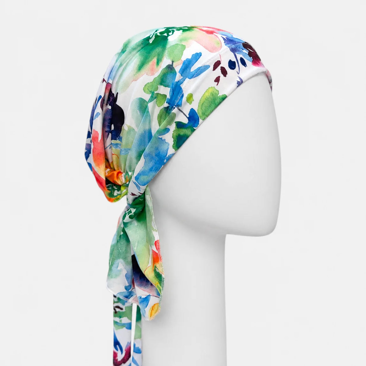 Foulard à corde palmier été Sibelle sur fond blanc