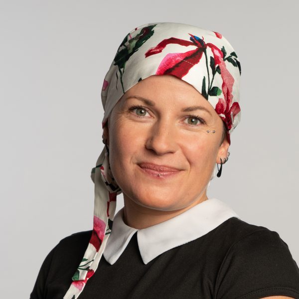 Foulard chimio femme cancer
