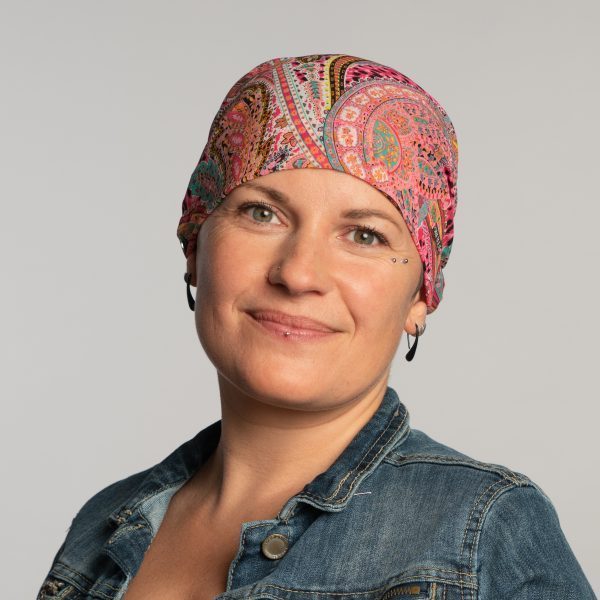 Foulard chimio femme cancer